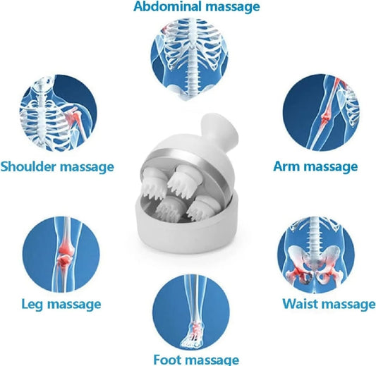 Electric Scalp Massager with 4 Tissue Kneading Nodes