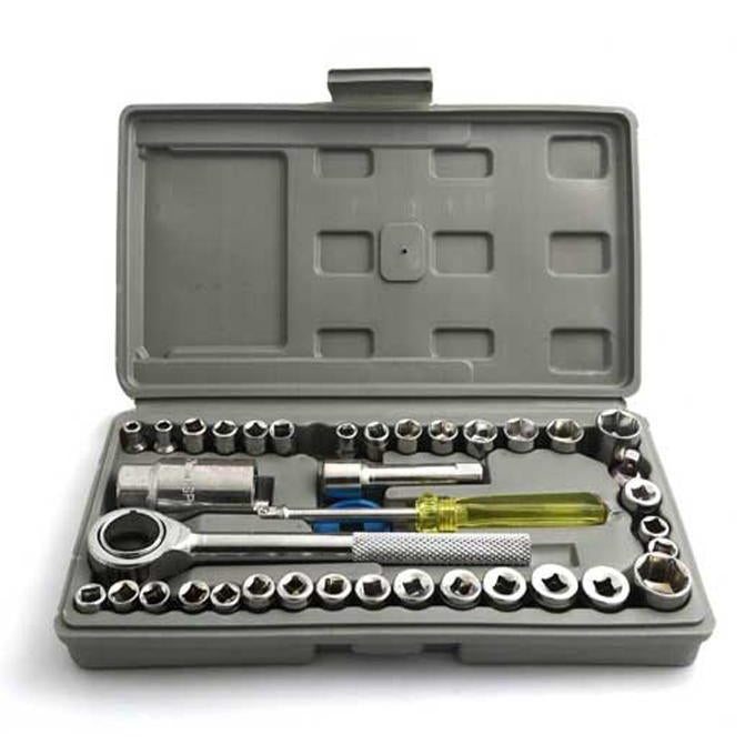 Aiwa 40 PCS Combination Socket Wrench Set