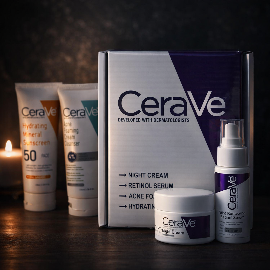 CeraVe Complete Skincare Bundle for Acne &amp; Anti-Aging