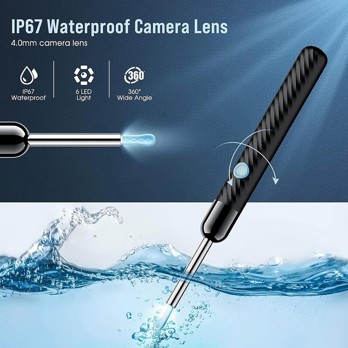 Rechargeable Smart Wireless Ear Camera Kit