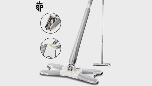 Rotating X Mop Flat Microfiber Floor Mop